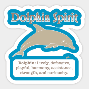 Spirit Animal-Dolphin Sticker